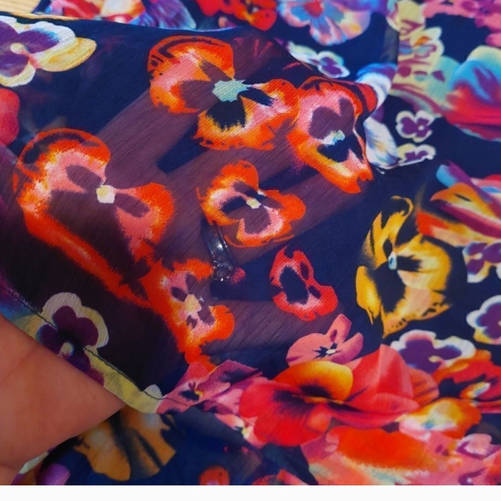 Smart Set Multicolor Floral DRESS - Picture 16 of 16